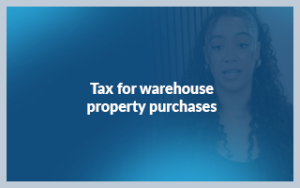 tax for warehouse purchases